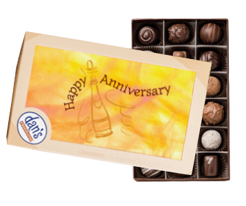 Happy Anniversary 1/2 Pound Box Chocolates