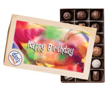 Happy Birthday 1/2 Pound Box Chocolates