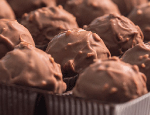 a photo of our Peanut Butter Chocolate Truffles