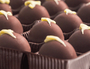 a photo of our Pear Bulk Chocolate Truffles